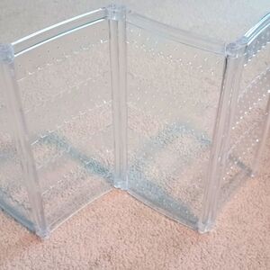 Earring and jewelry storage display organizer